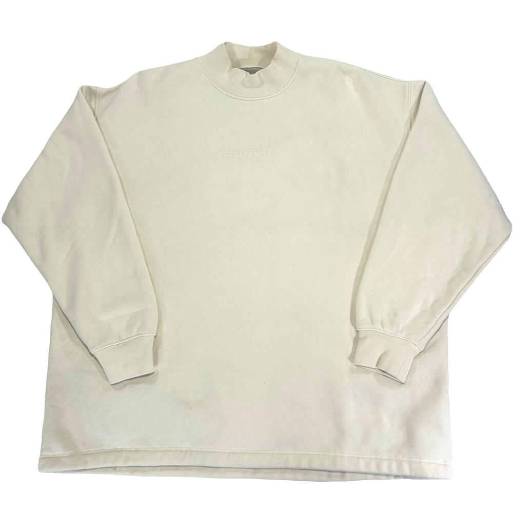 Essentials Crewneck Men’s S - Beige extra baggy